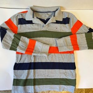 Boys Tommy Hilfiger 3 Button Collar top